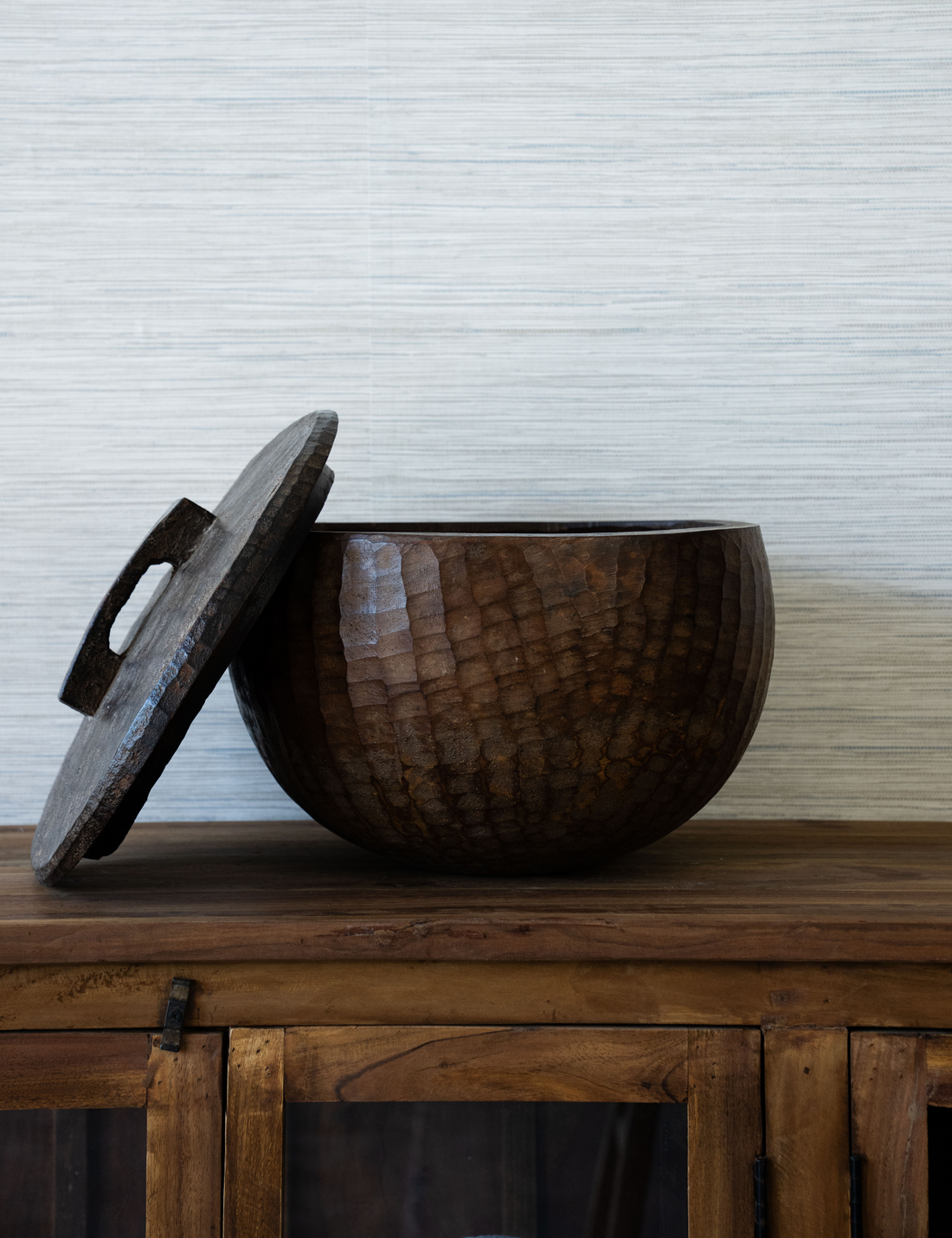 Naga Wooden Basket with Lid