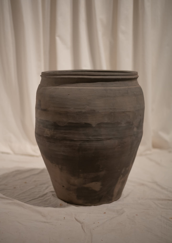 Terracotta Pot - Charcoal Grey