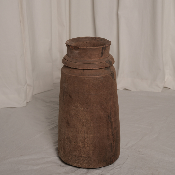 Wooden pot