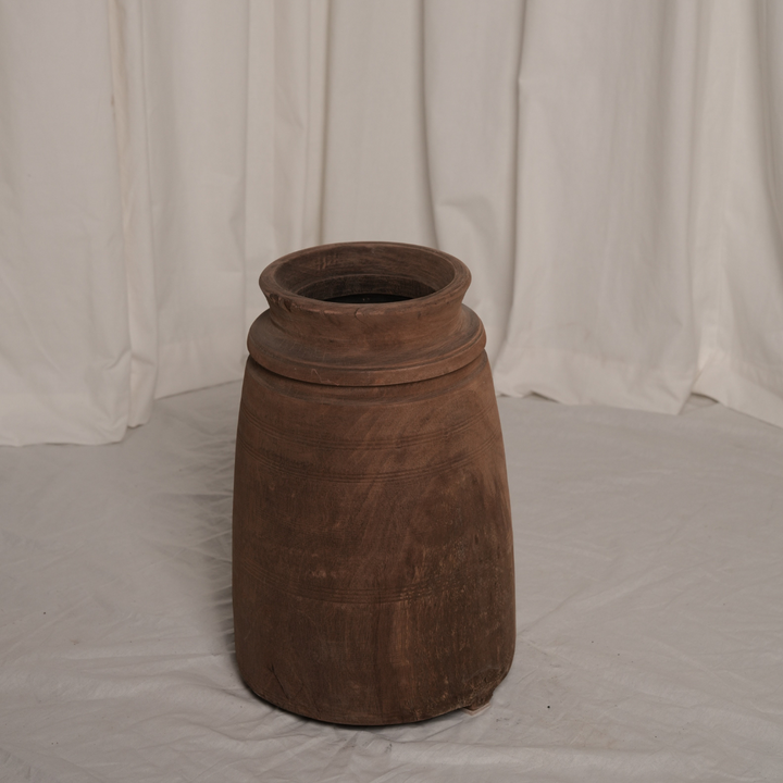 Wooden pot- S