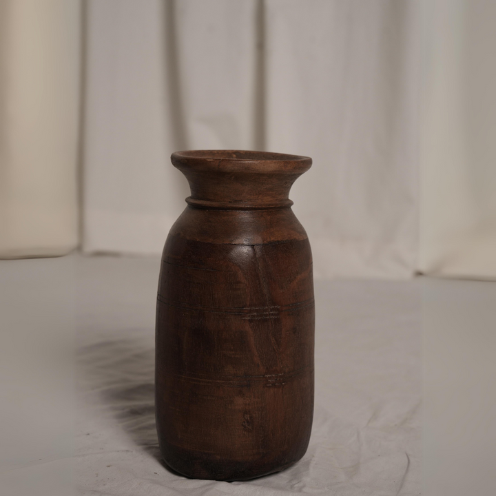 Wooden pot- S