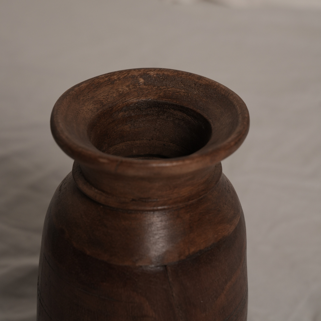 Wooden pot- S