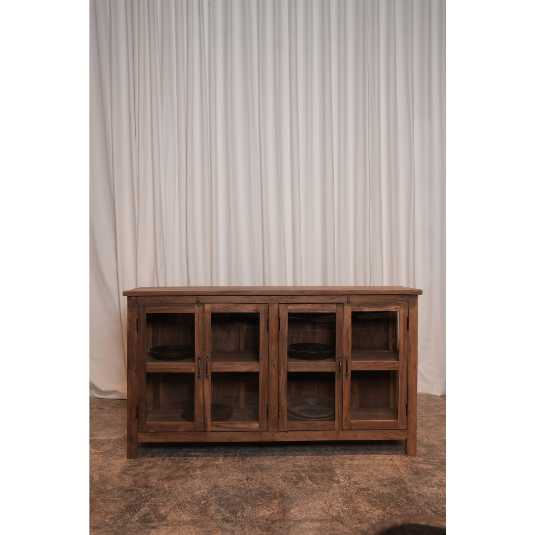 The Thatcher – Reclaimed Sideboard with Glass Inlay