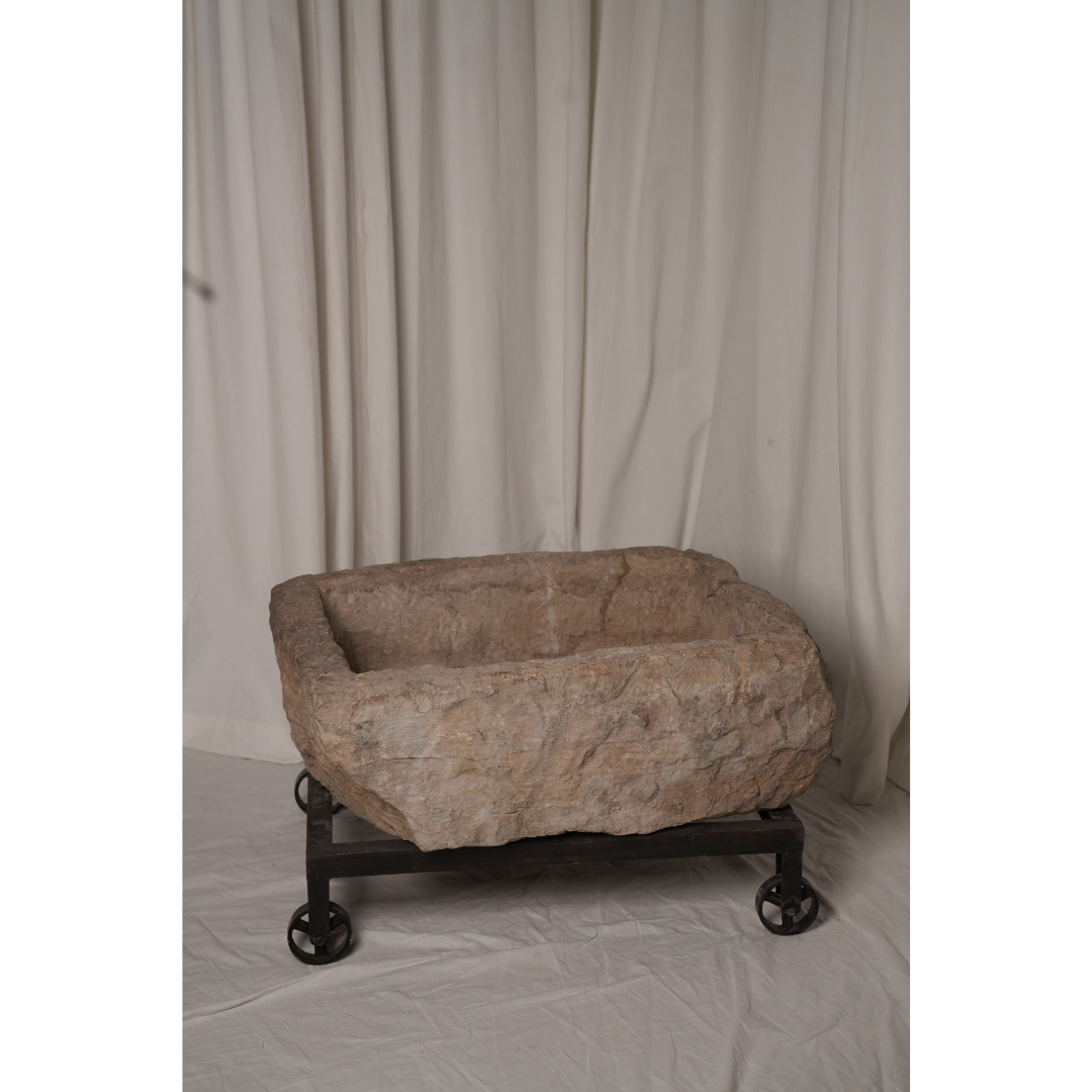 Stone Planter with Stand- Extra Large