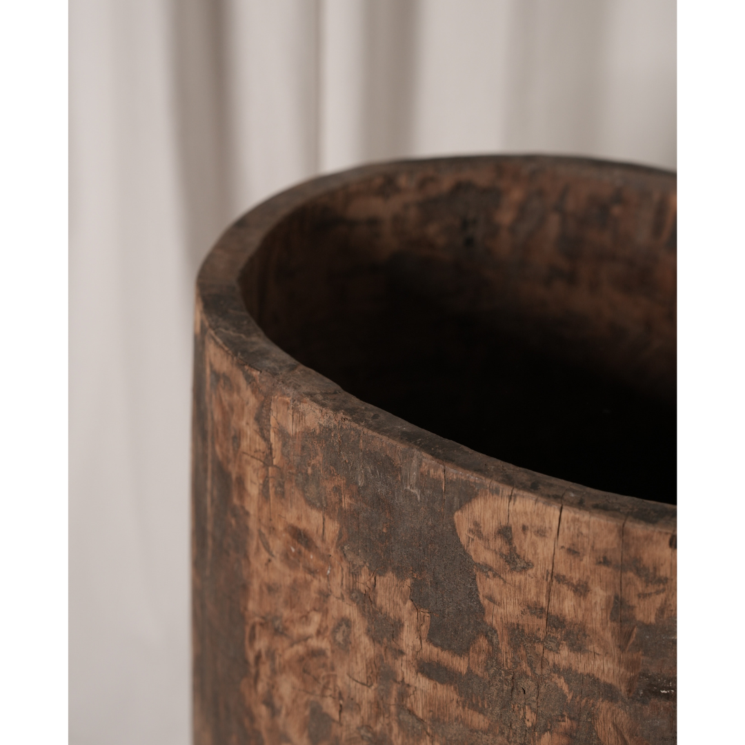 Naga Wooden Planter- L