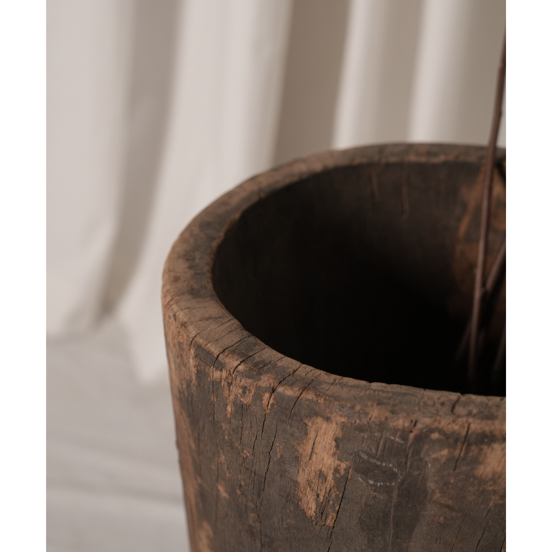 Naga Wooden Planter - S