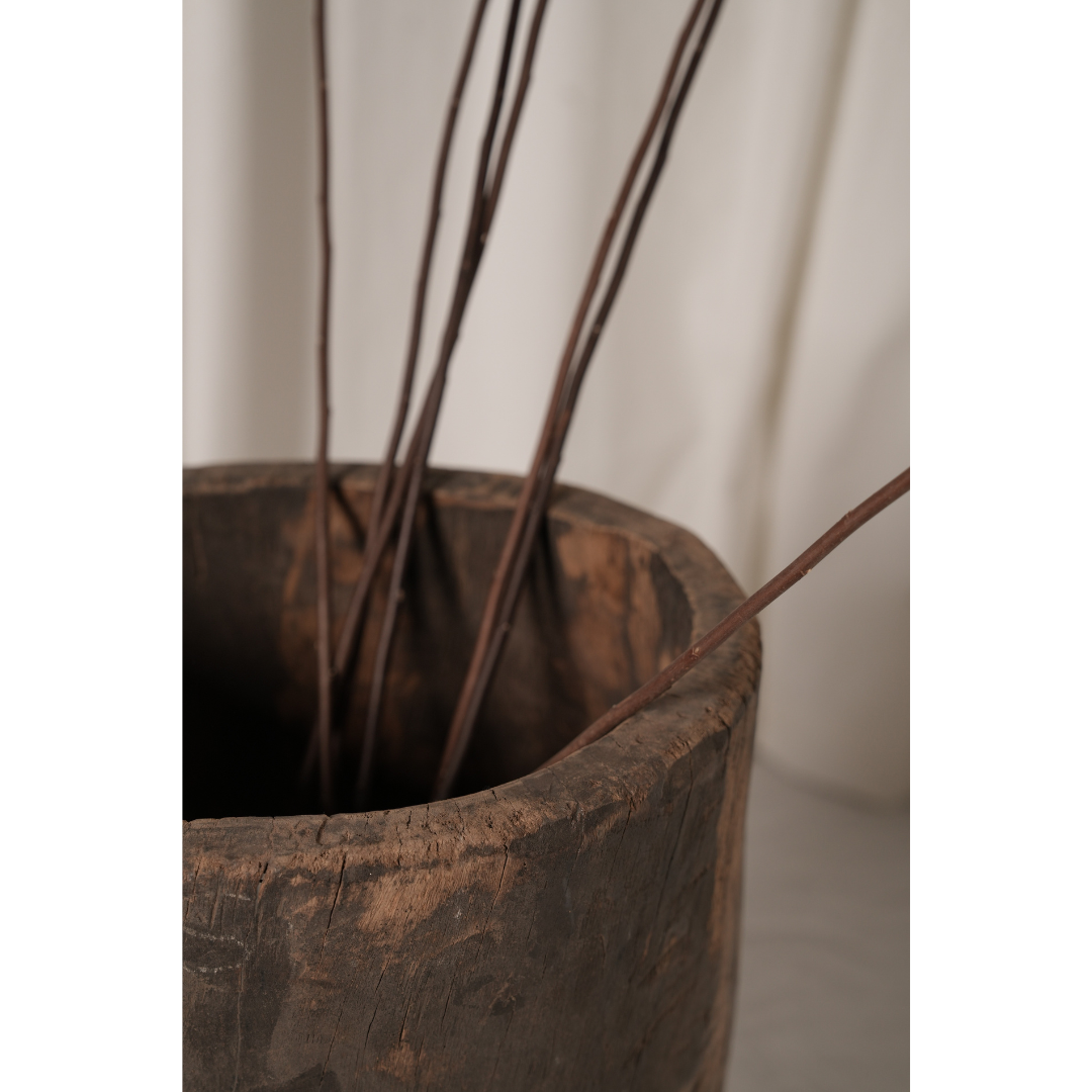 Naga Wooden Planter - S