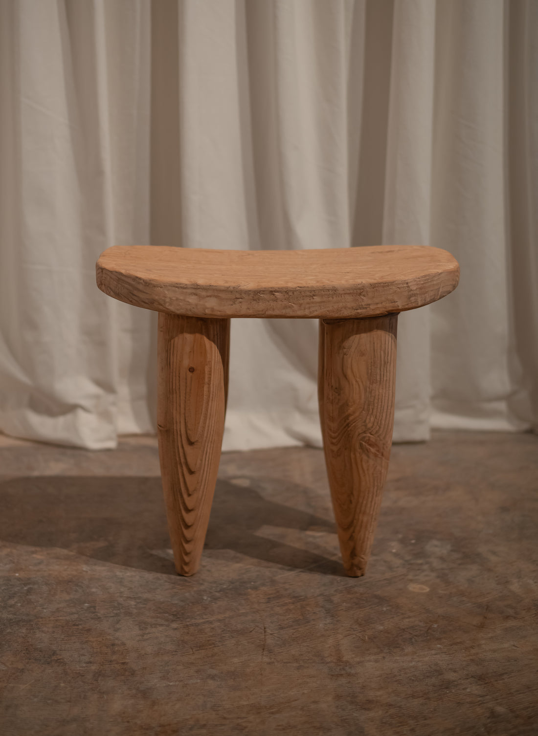 Elm Wood Senufo Stool