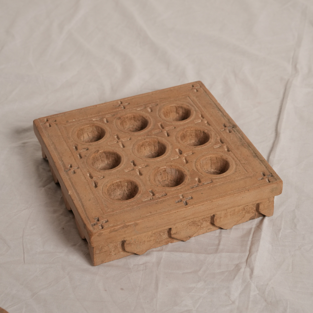 Jaisalmer marble candle holder