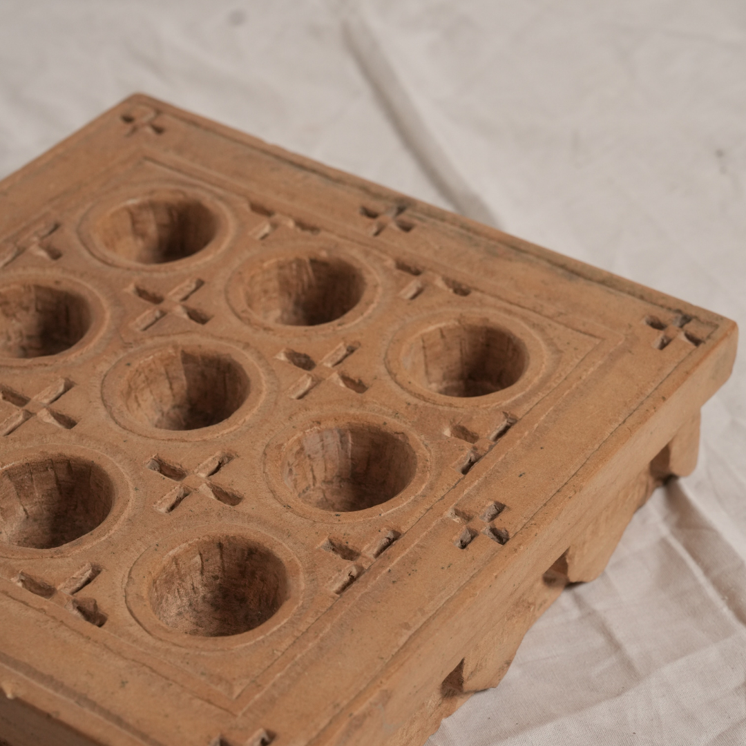 Jaisalmer marble candle holder