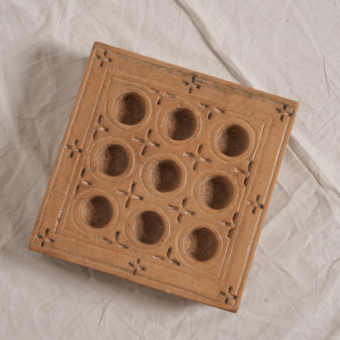 Jaisalmer marble candle holder