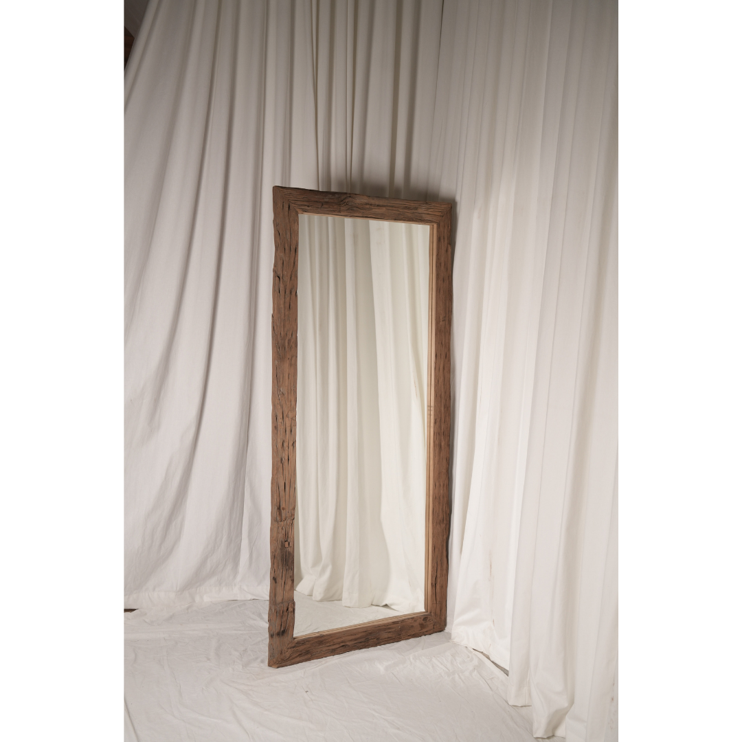 The Haven - Large Sleeper Wood Mirror