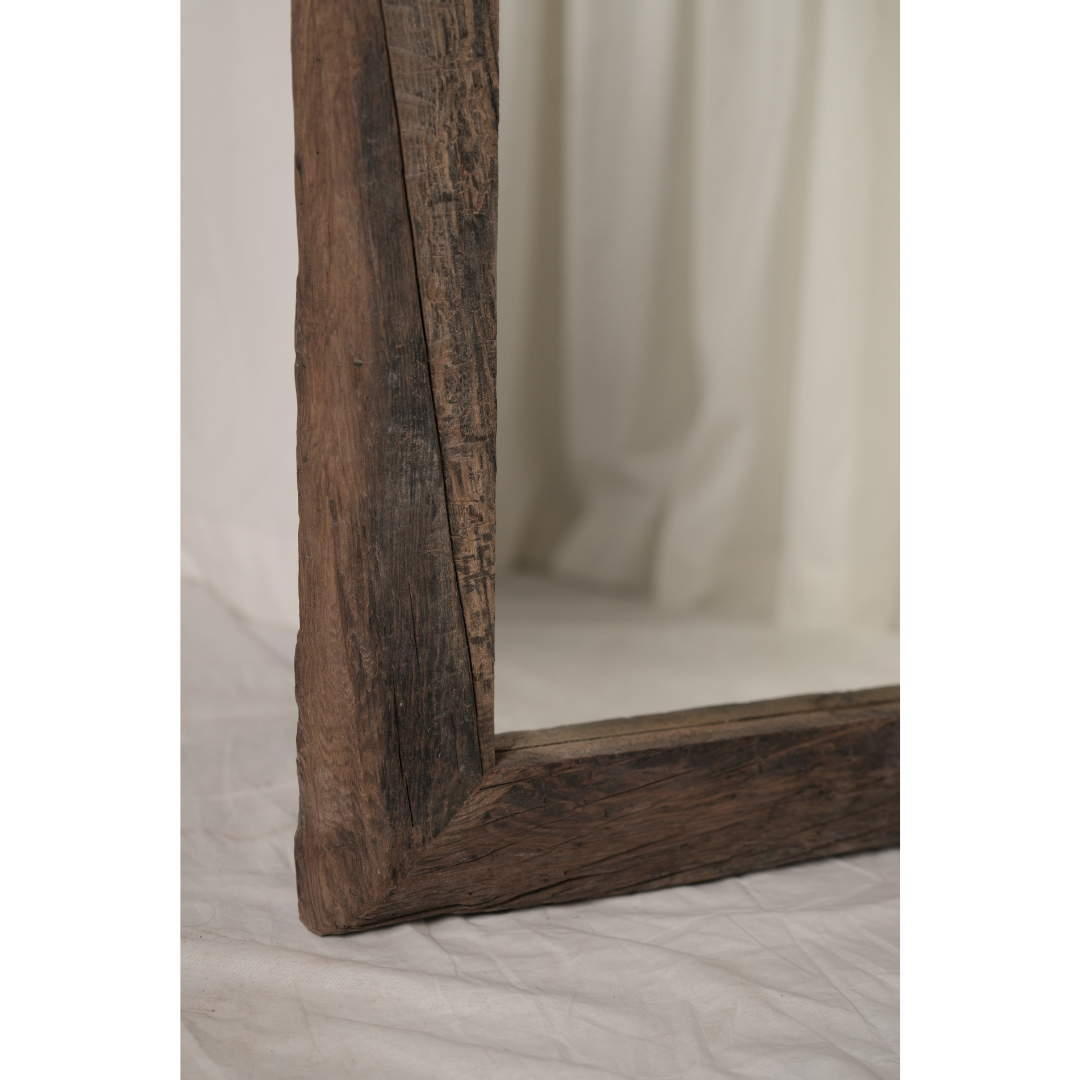 The Haven -Small Sleeper Wood Mirror