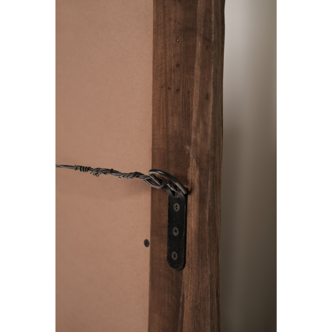 The Haven -Small Sleeper Wood Mirror