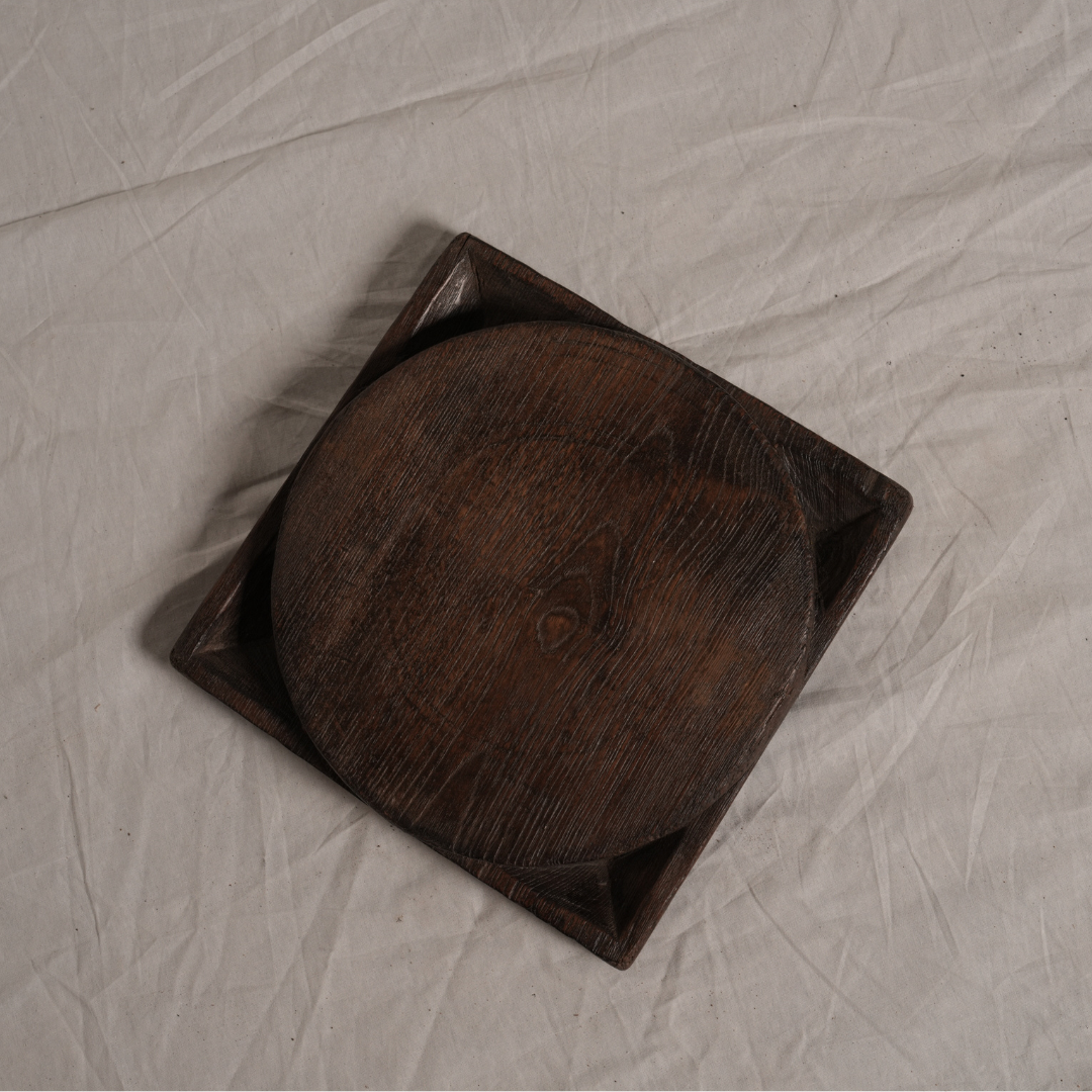 Wooden Square-circle Riser