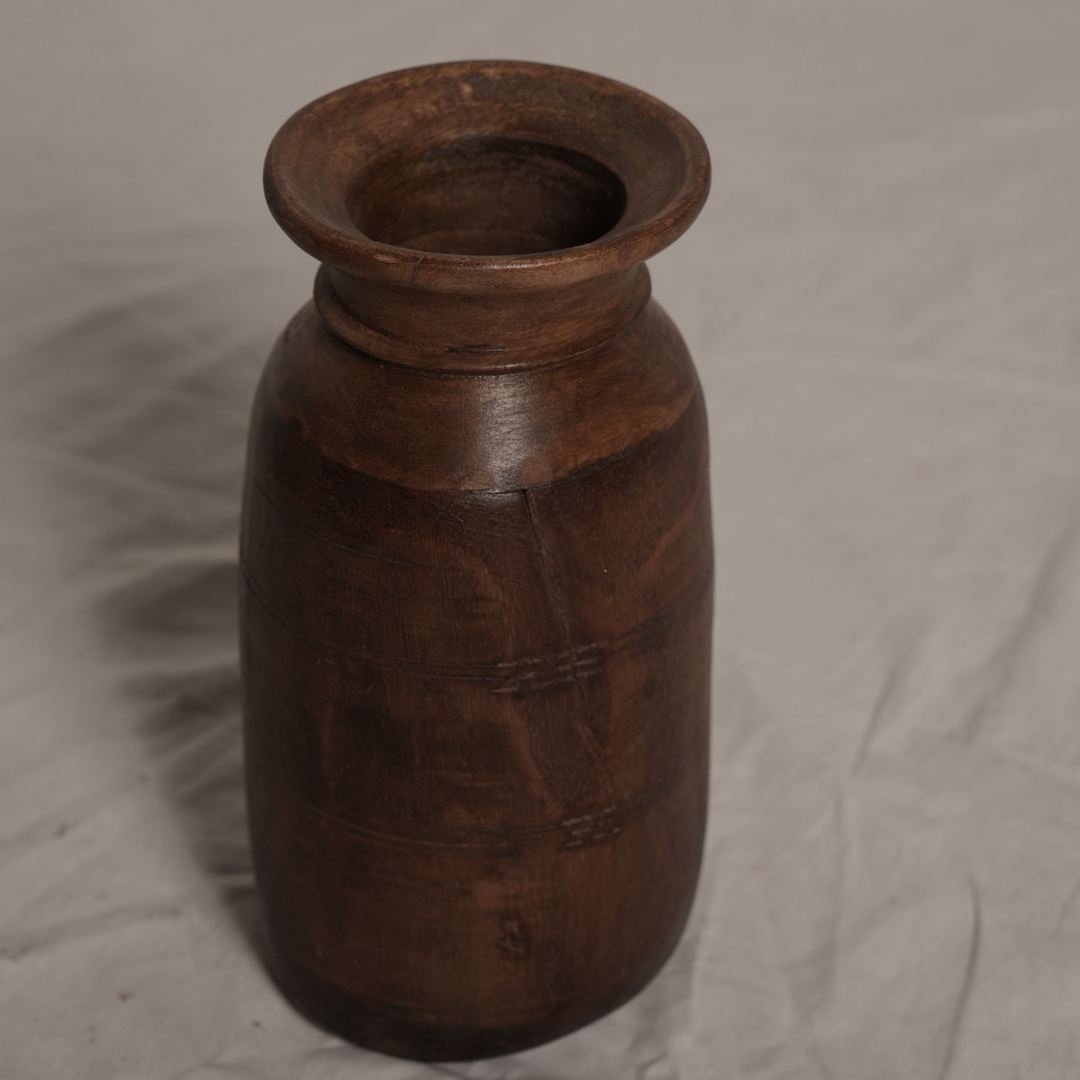 Wooden pot- S