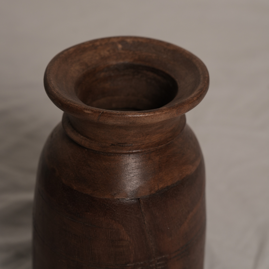 Wooden pot- S