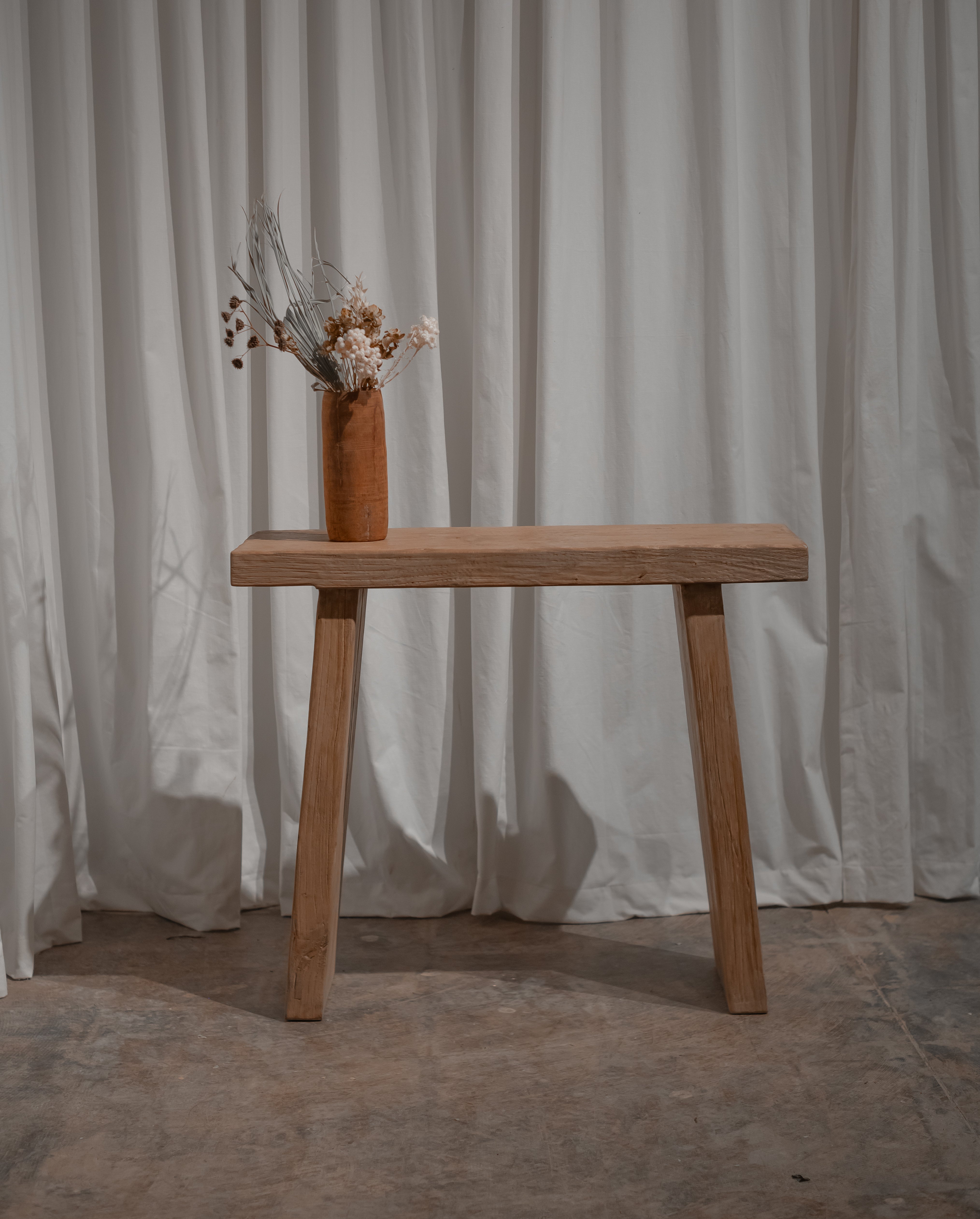 The Wren – Elm Wood Console Table