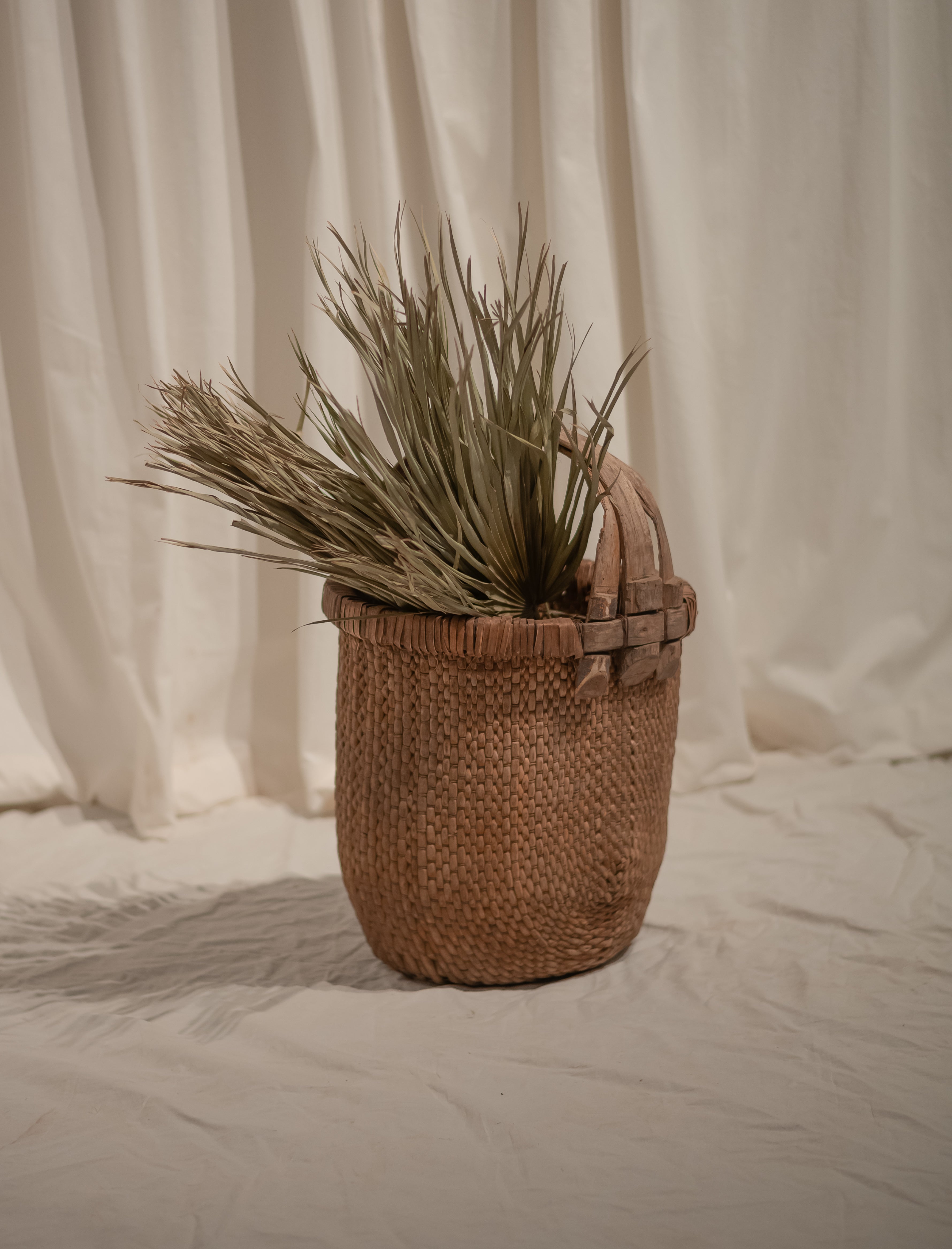 Chinese Woven Fisherman’s Basket